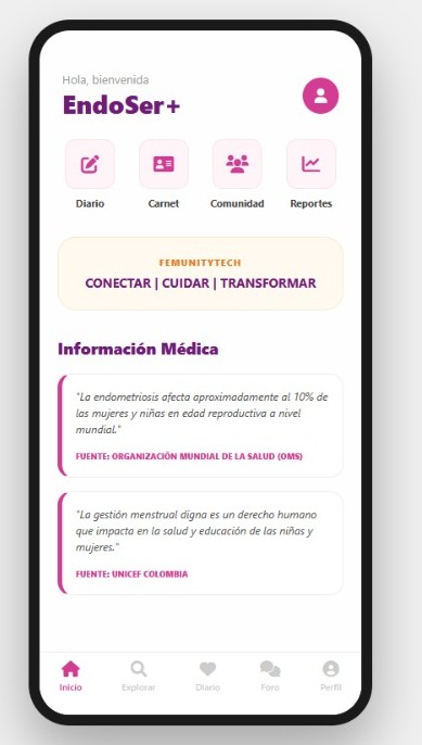 Pantalla de EndoserApp